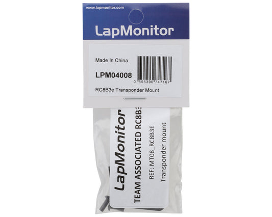 LapMonitor Team Associated RC8B3e Carbon Fiber Transponder Mount