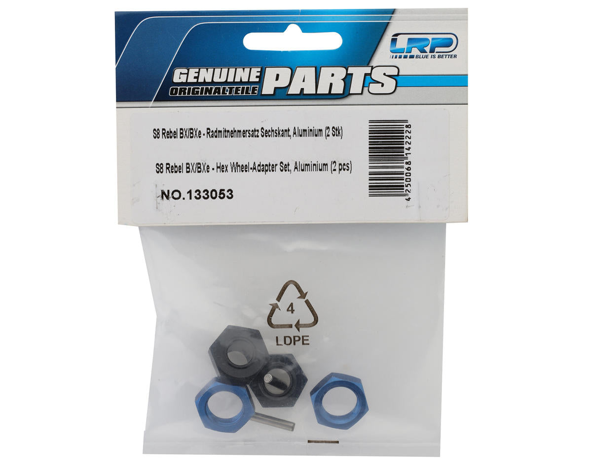 LRP 17mm Aluminum Hex Wheel Adapter Set (2) (BX/BXe)