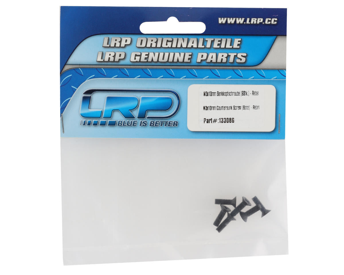 LRP 3x10mm Phillips Flat Head Screw (10)
