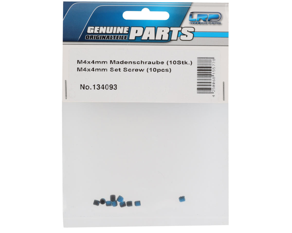 LRP 4x4mm Set Screws (10)