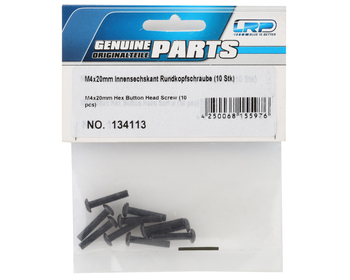 LRP 4x20mm Hex Button Head Screw (10)