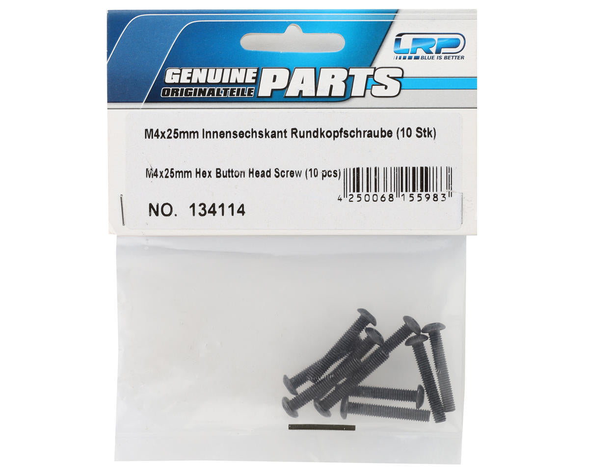 LRP 4x25mm Hex Button Head Screw (10)