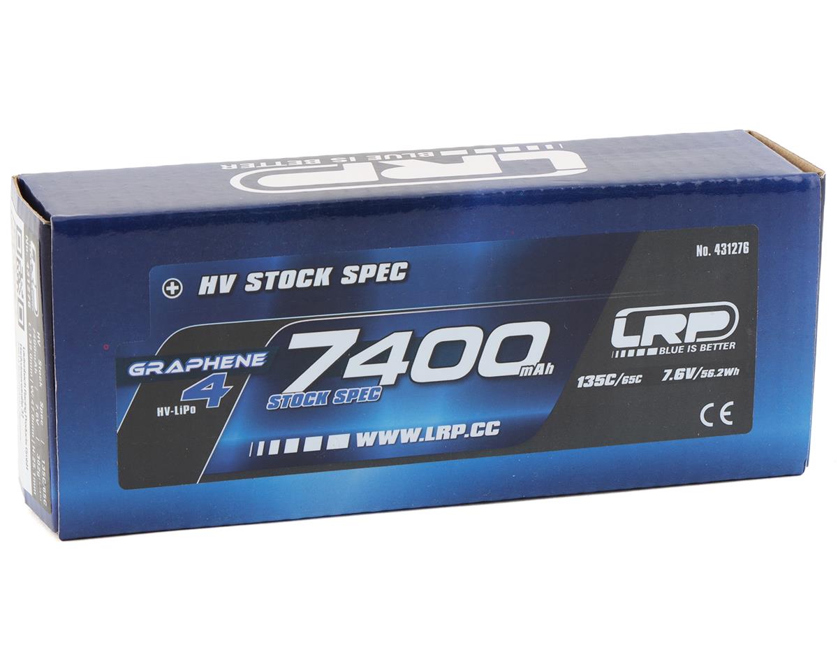 LRP 2S 135C Graphene-4 HV LiPo Battery (7.6V/7400mAh)