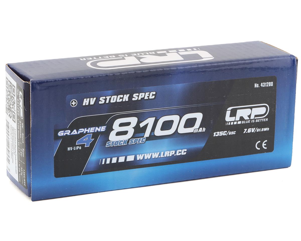 LRP 2S 135C Graphene-4 HV LiPo Battery (7.6V/8100mAh)