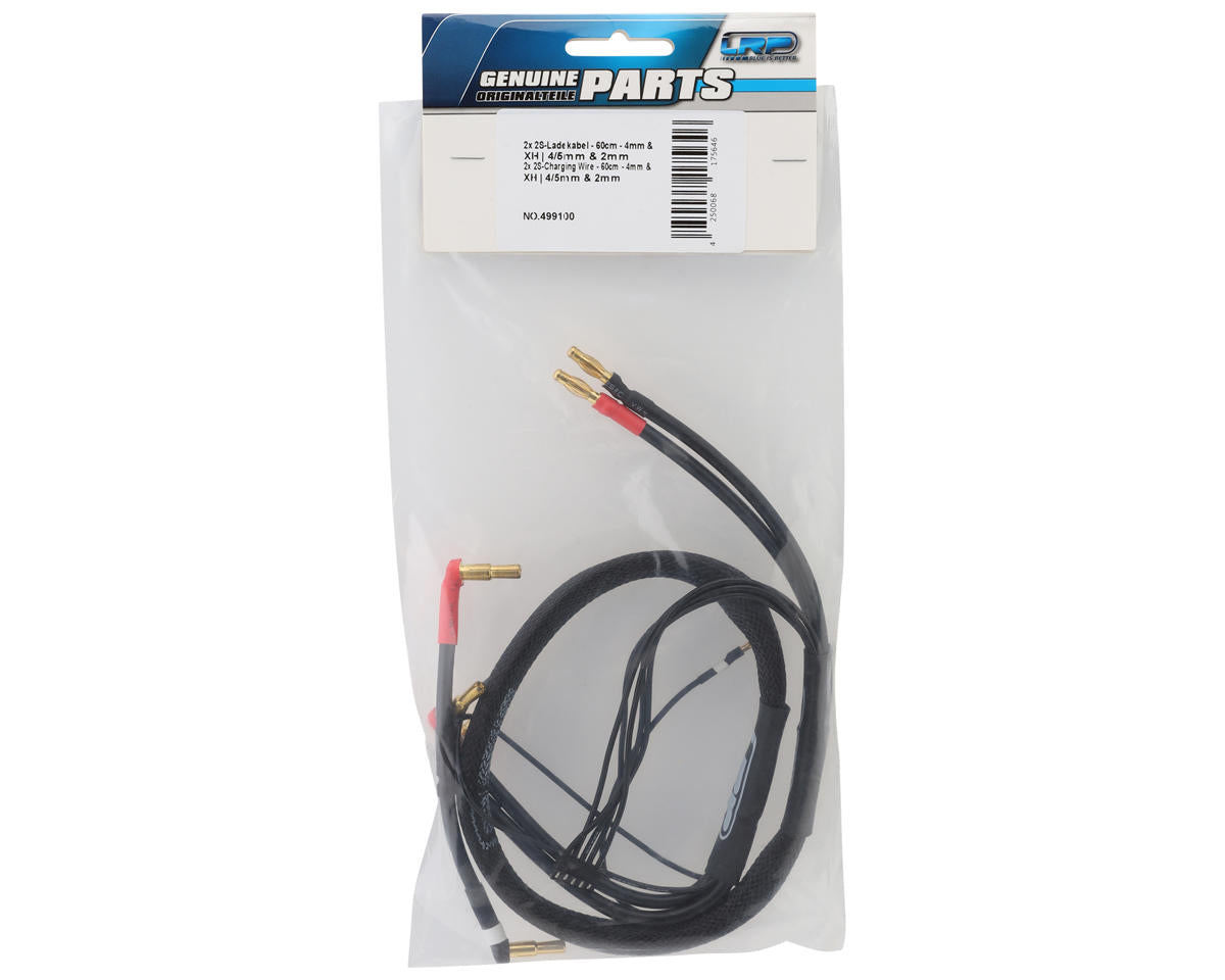 LRP (2S)x2 LiPo Charge/Balance Lead (4mm to 4/5mm Bullet Connector) (600mm)