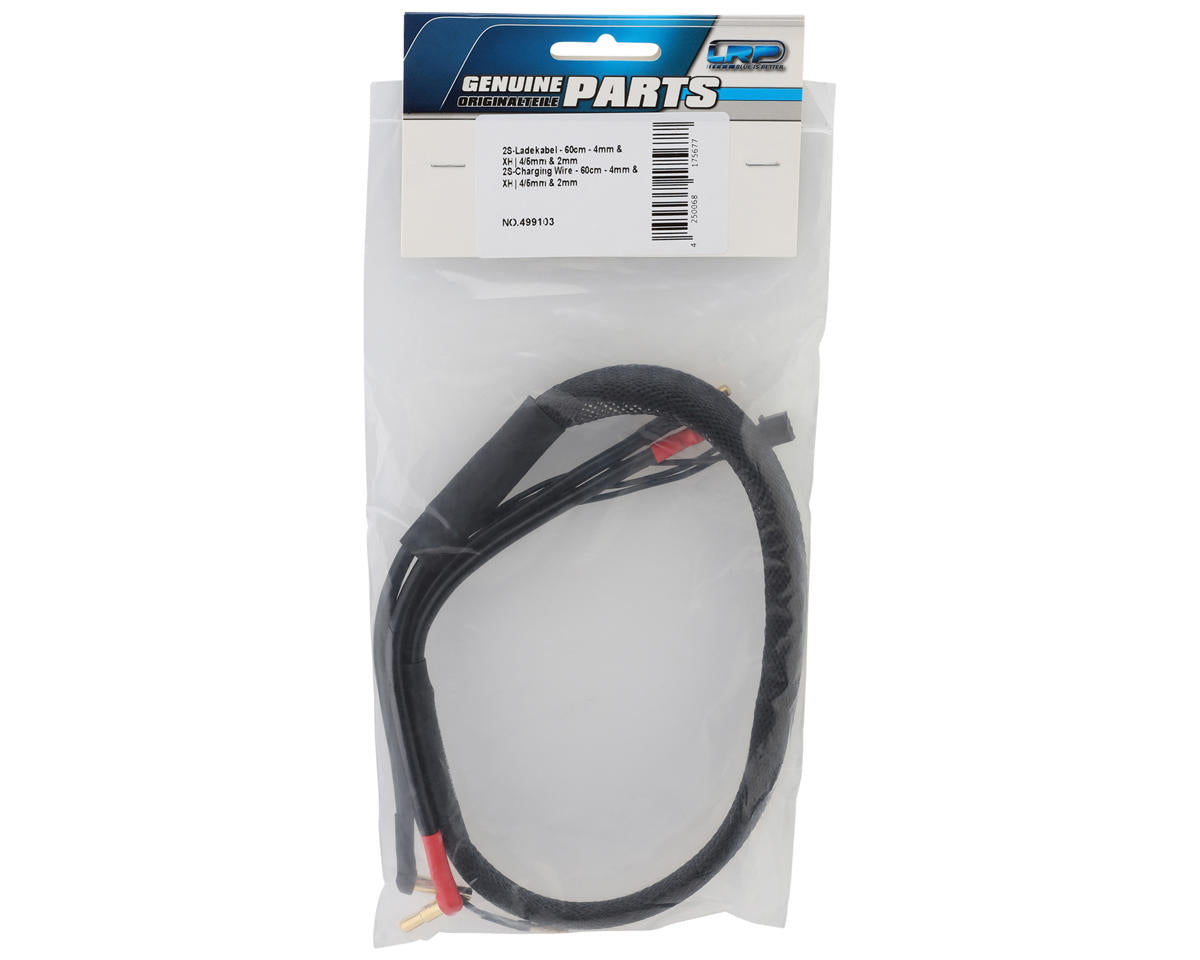 LRP 2S LiPo Charge/Balance Lead (4mm to 4/5mm Bullet Connector) (600mm)