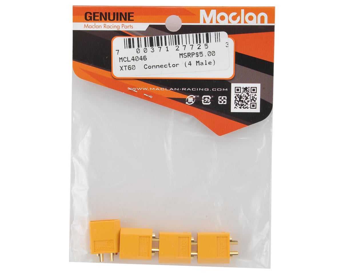 Maclan XT60 Connectors (4 Male)