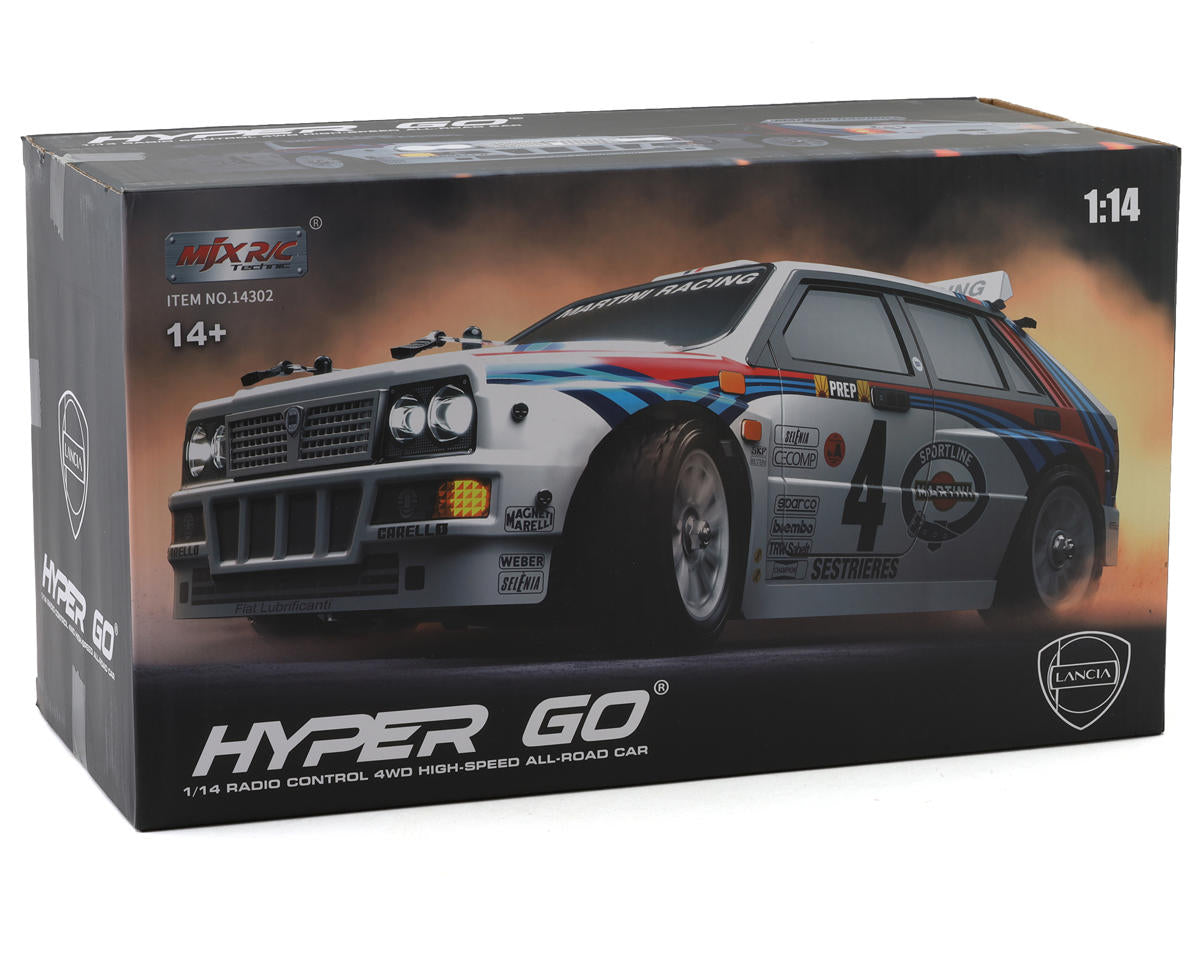 MJX HYPER GO 14302 1/14 4WD Brushless RTR Lancia Delta Rally Car