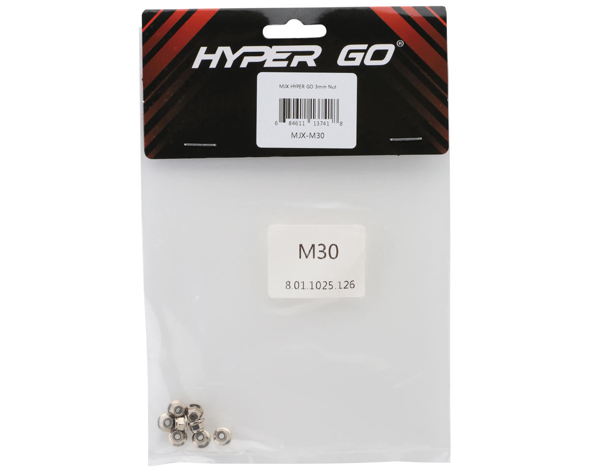 MJX HYPER GO 3mm Metal Nut Set (8)
