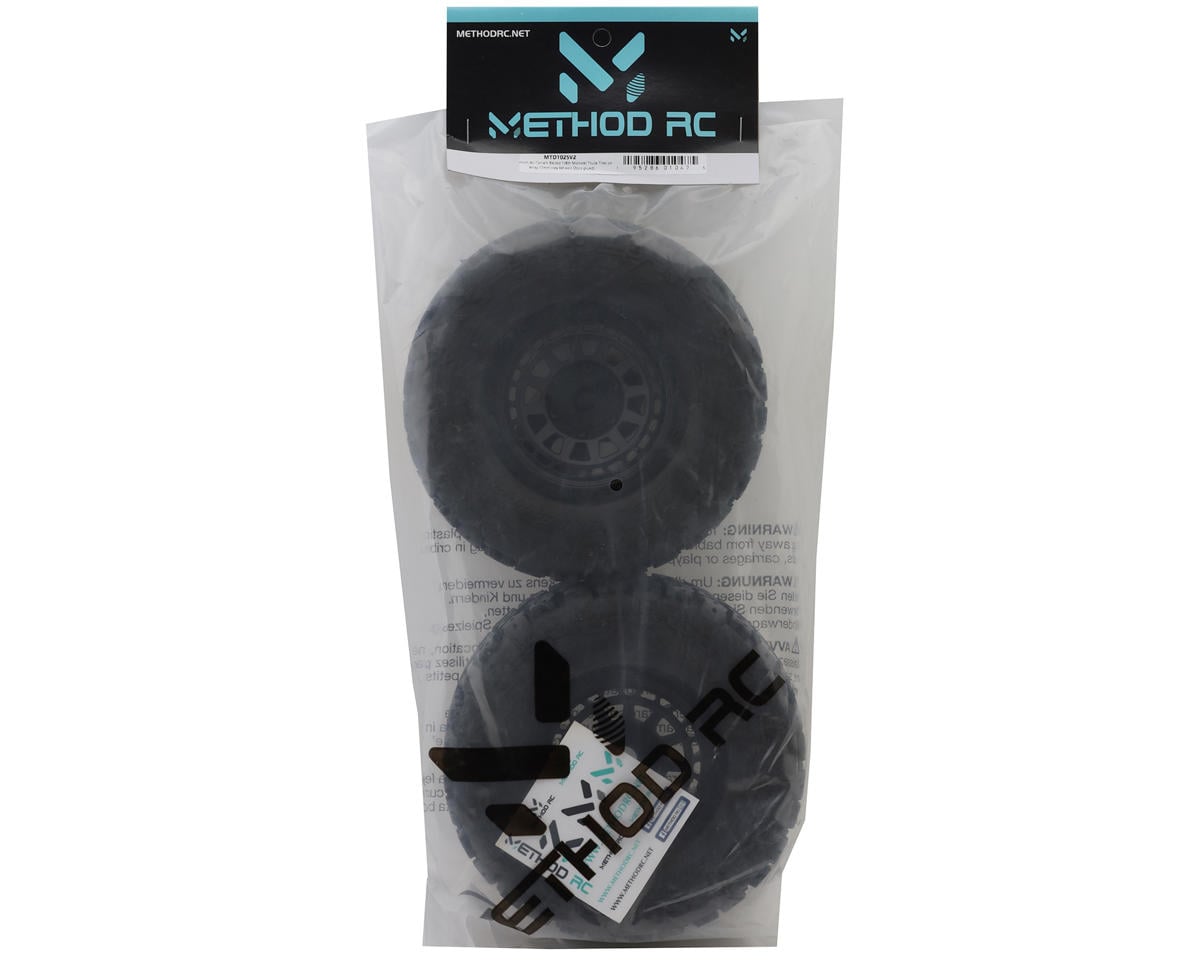 Method RC Terraform V2 Belted 1/8 Monster Truck Pre-Mounted Tires w/17mm Hex