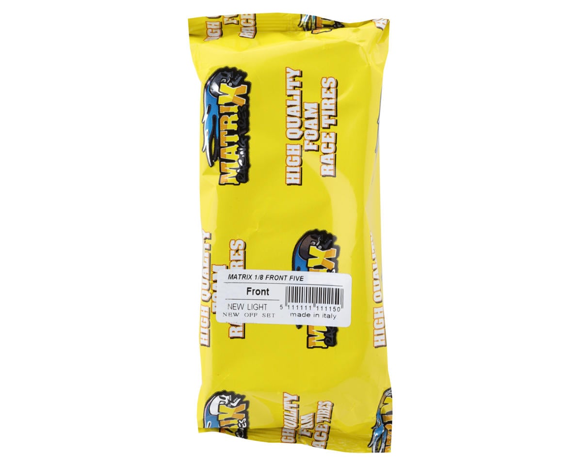 Matrix 37mm 1/8 On-Road Foam Front Tires (42 Shore)