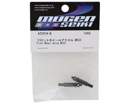 Mugen Seiki MTC3 Steel Front Wheel Axles (2)