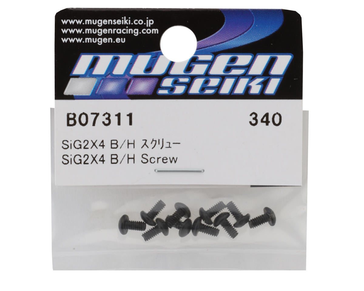 Mugen Seiki 2x4mm Button Head Screws (10)
