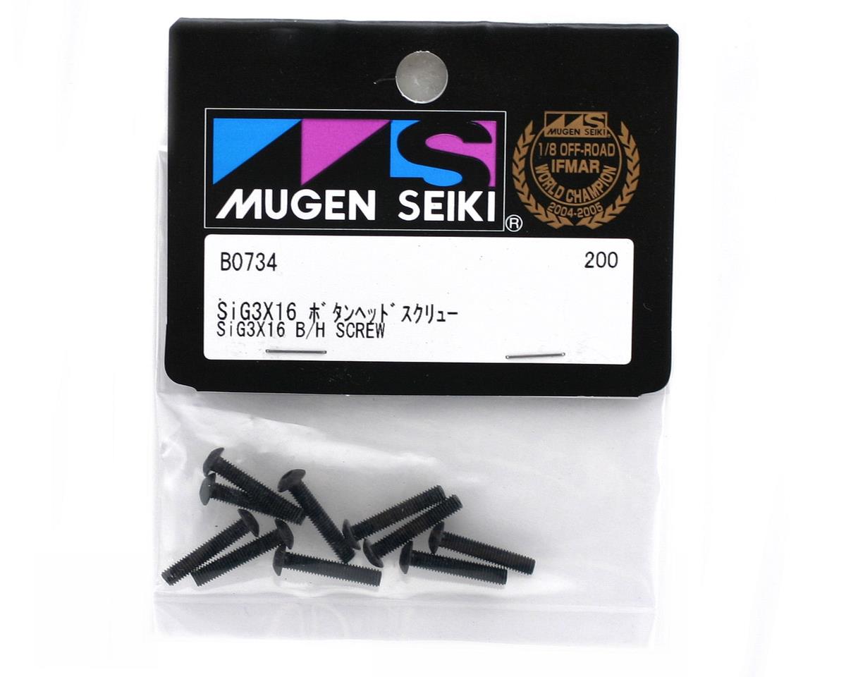 Mugen Seiki 3x16mm SIG Button Head Screw (10)