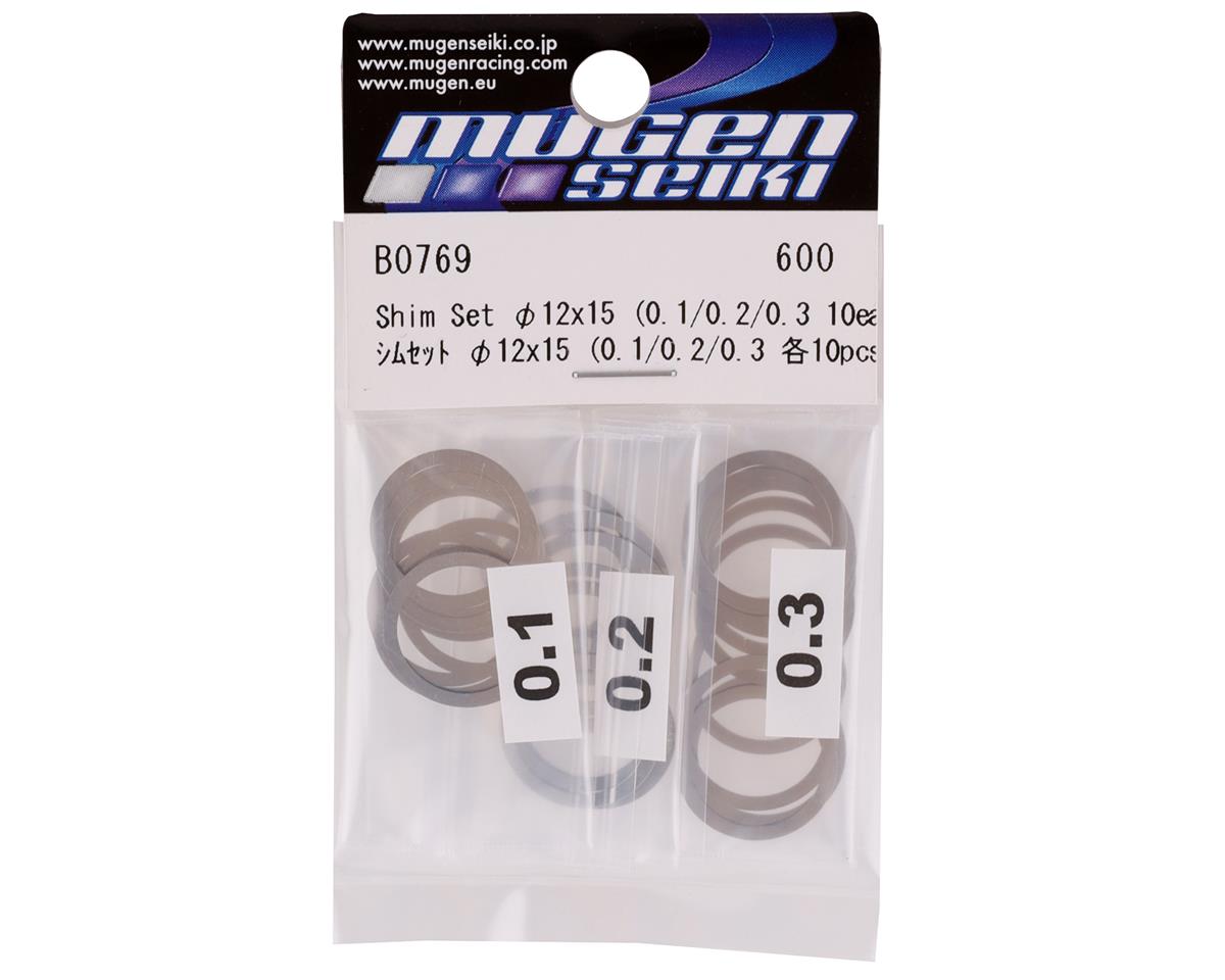 Mugen Seiki 12x15x0.1/0.2/0.3mm Shim Set (30)