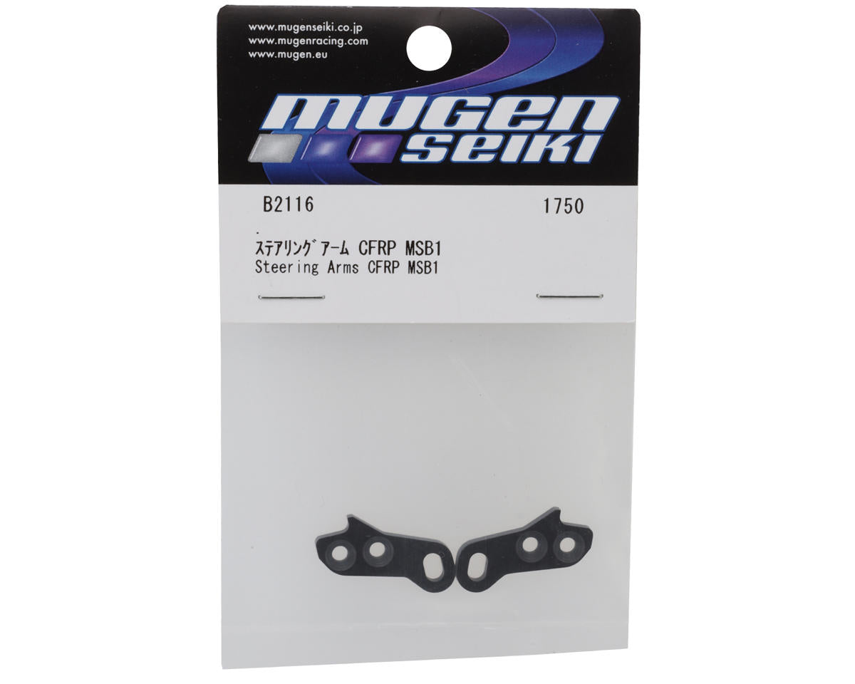 Mugen Seiki MSB1 1/10 2WD Buggy Graphite Steering Arms (L/R)
