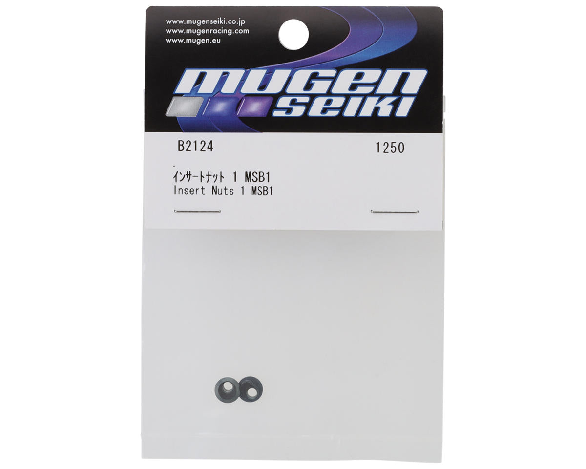 Mugen Seiki MSB1 Insert Nuts (2) (1.0mm)