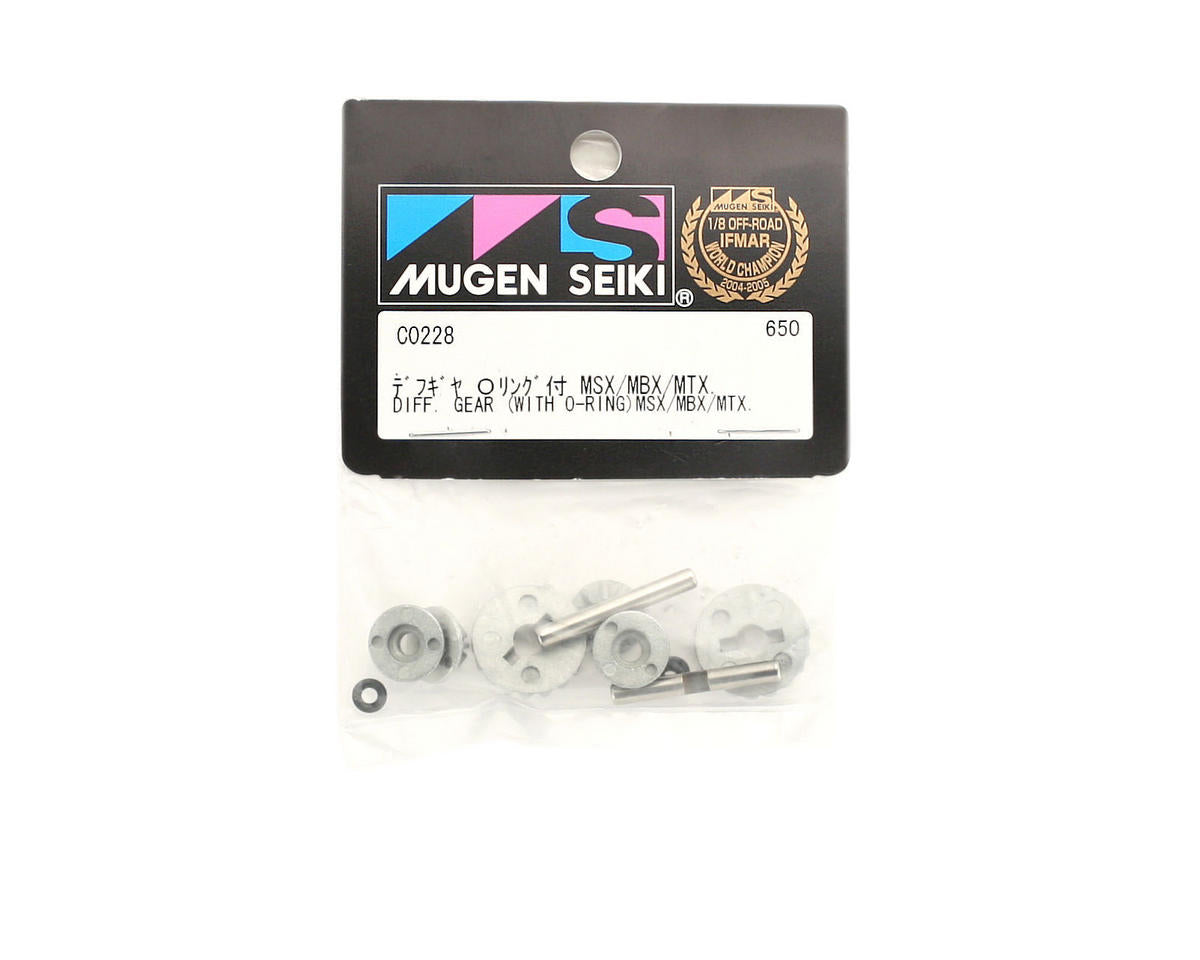 Mugen Seiki MBX/MTX Diff Gear Set w/O-Ring