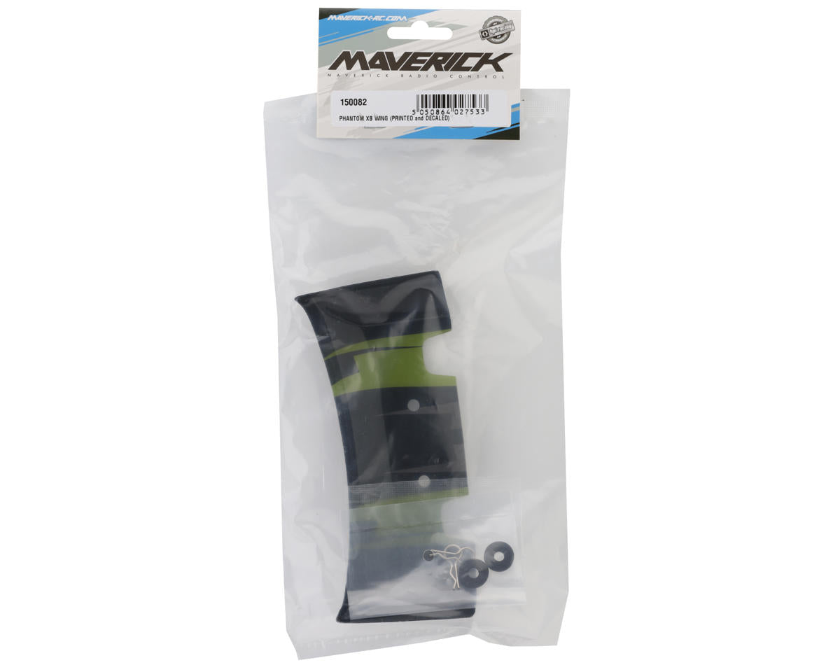 Maverick Phantom XB 1/10 Pre-Painted Wing (Black/Green)