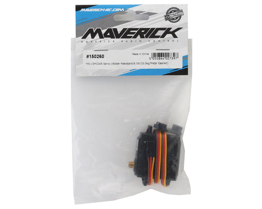 Maverick MS-15MGWR Water Resistant Metal Gear Servo (15.0kg)