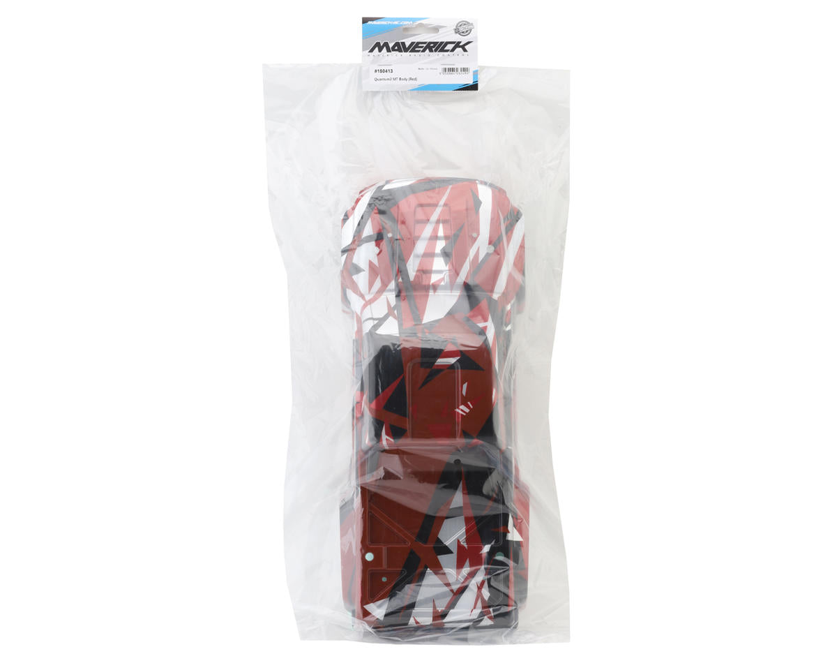 Maverick Quantum2 Monster Truck Pre-Painted 1/10 Body (Red)