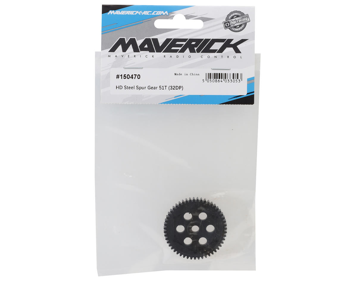 Maverick 51T 32P HD Steel Spur Gear