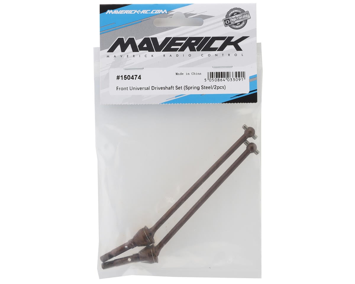 Maverick Front Universal Steel Drive Shaft Set (2)
