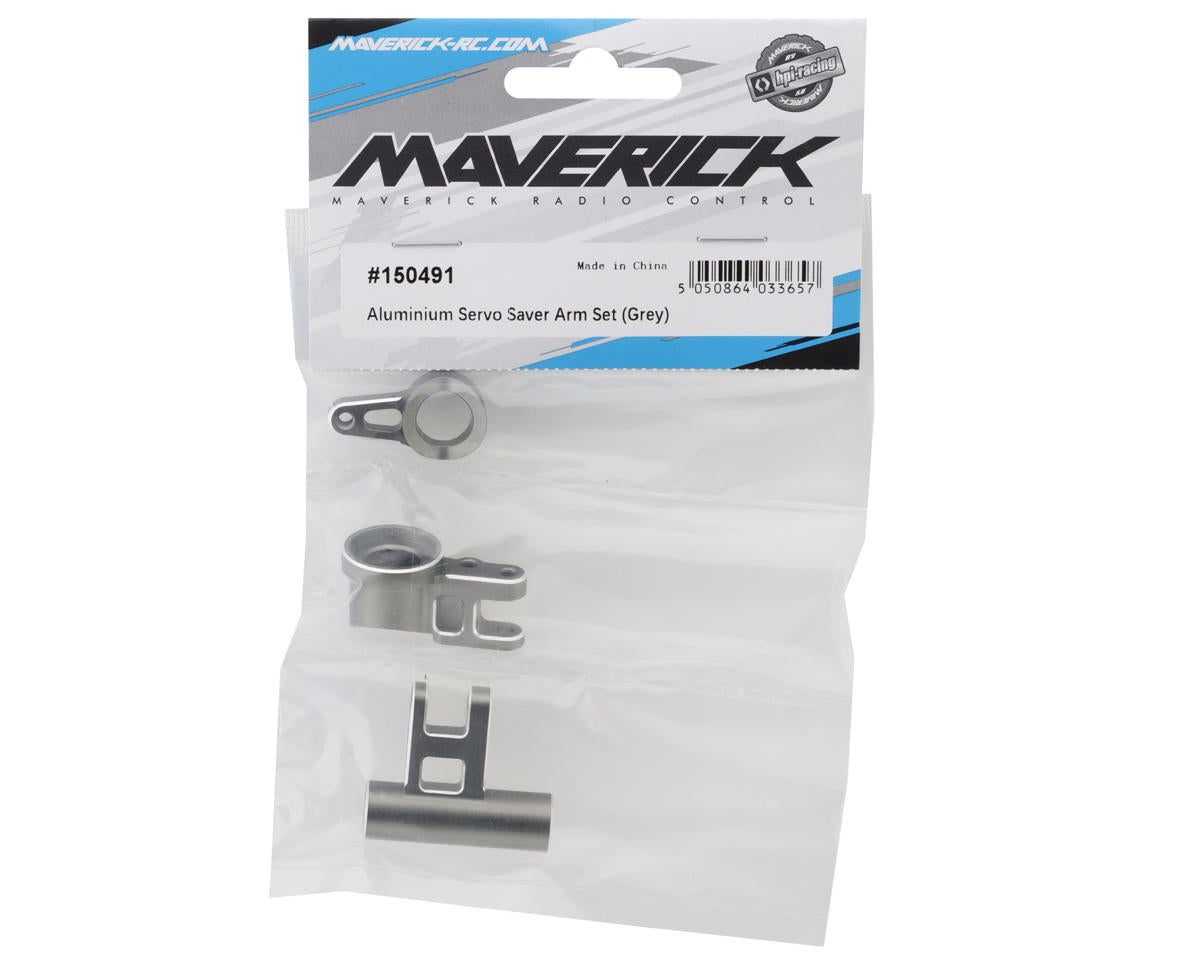 Maverick Aluminum Servo Saver Arm Set (Dark Grey)