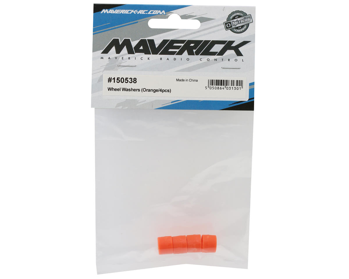 Maverick Atom Wheel Washers (Orange) (4)