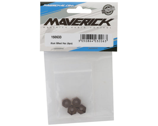 Maverick Phantom MT 12mm Aluminum Wheel Hex Hubs (Bronze) (4)