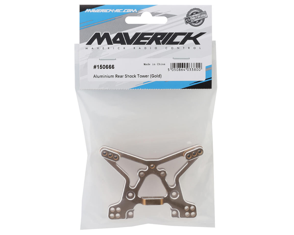 Maverick Aluminum Rear Shock Tower (Gold)