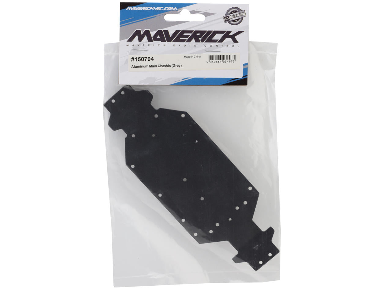 Maverick DOHA Aluminum Main Chassis (Grey)