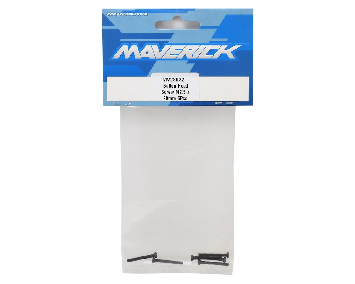 Maverick 2.5x20mm Button Head Phillips Screws (6)