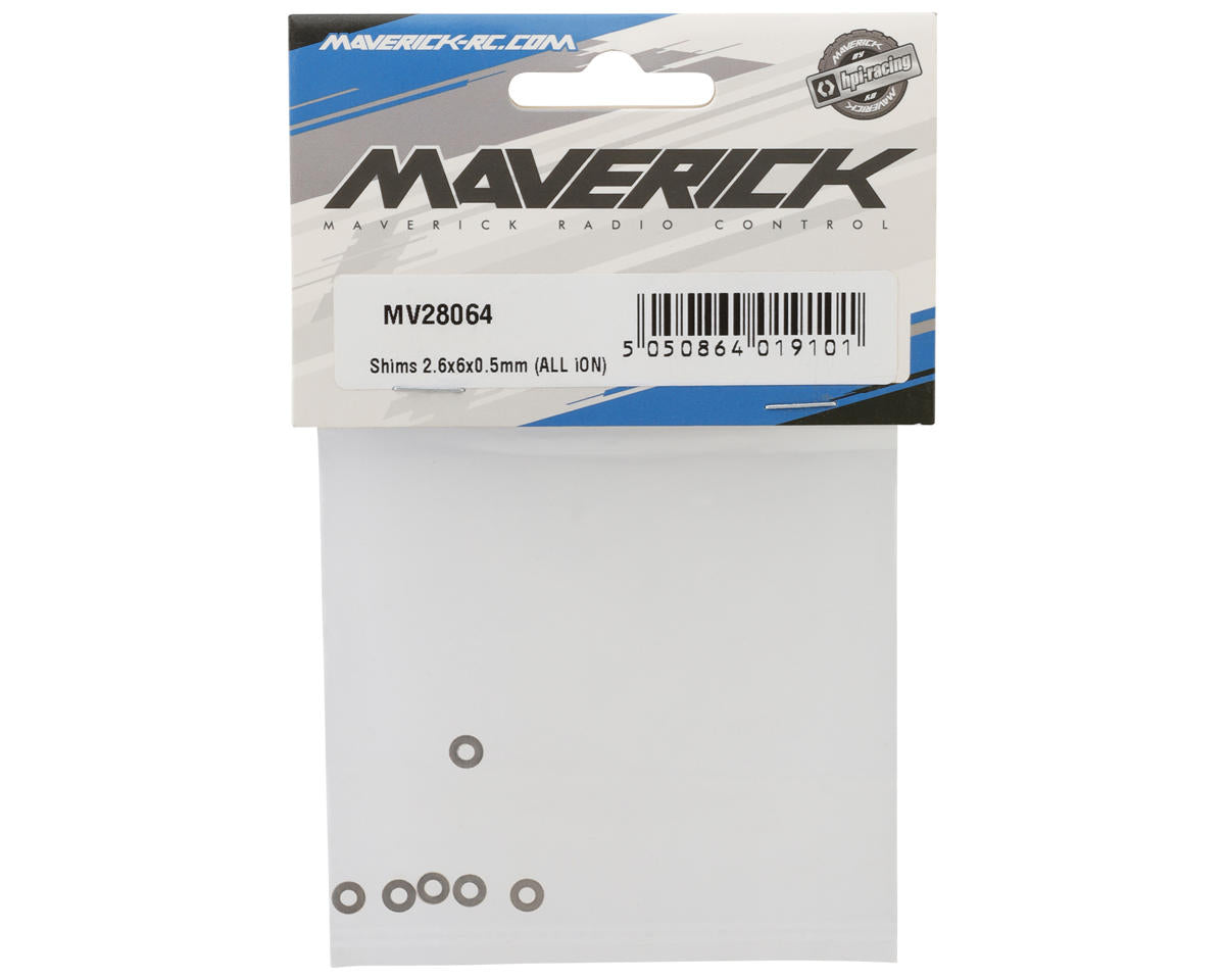 Maverick 2.6x6x0.5mm Shims (6)