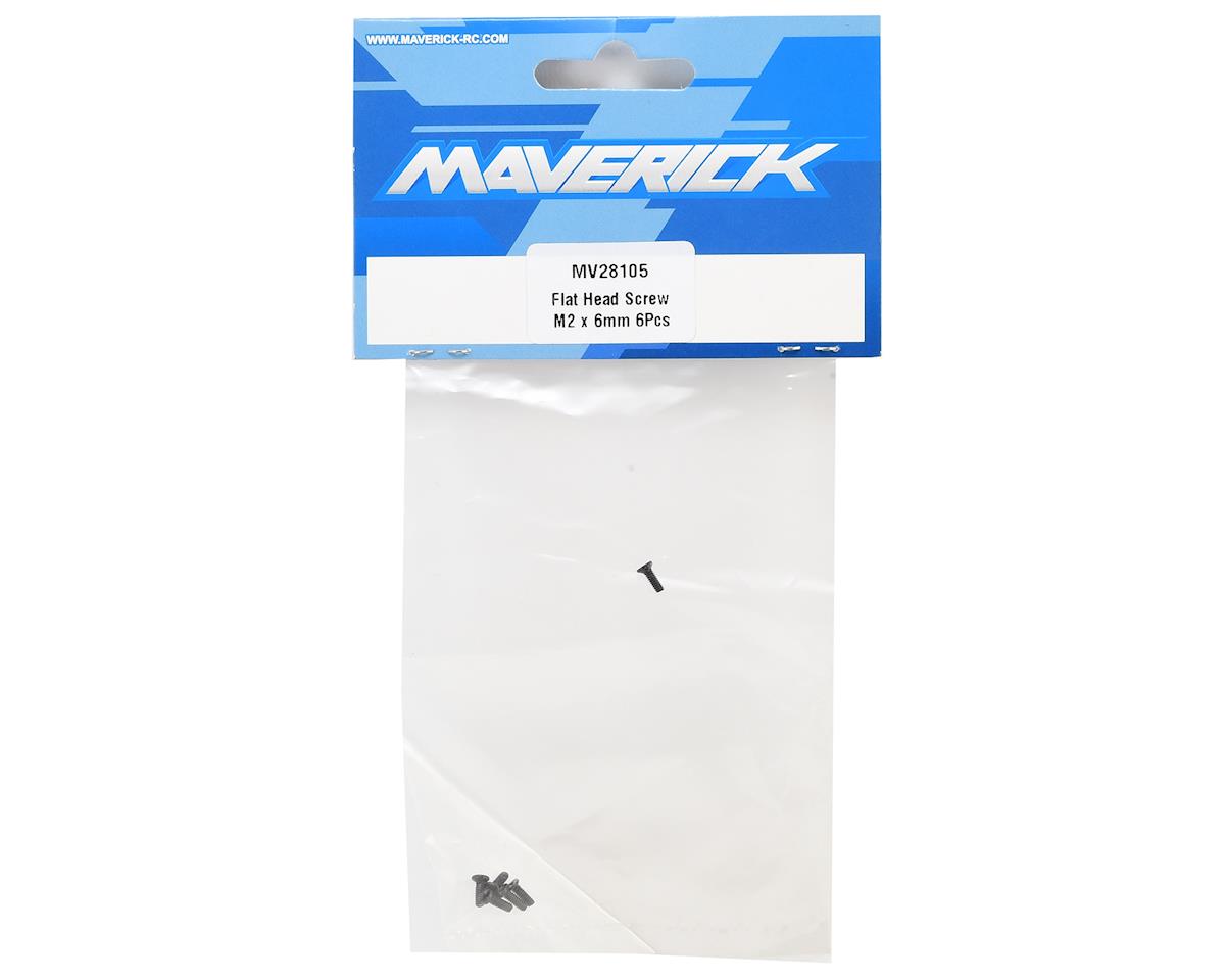 Maverick 2x6mm Flat Head Phillips Screws (6)