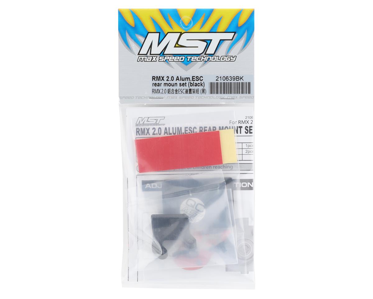 MST RMX 2.0 Alum.ESC rear moun set (black)