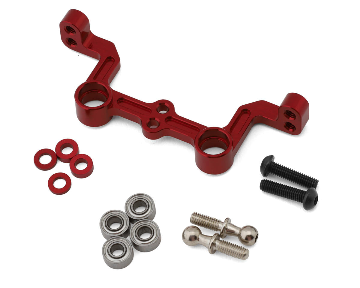 MST Adjustable Ackermann Aluminum Steering Plate (Red)