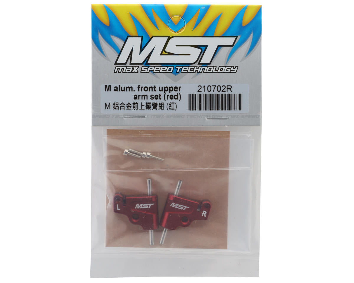 MST RMX-M Aluminum Upper Arm Set (Red) (2)