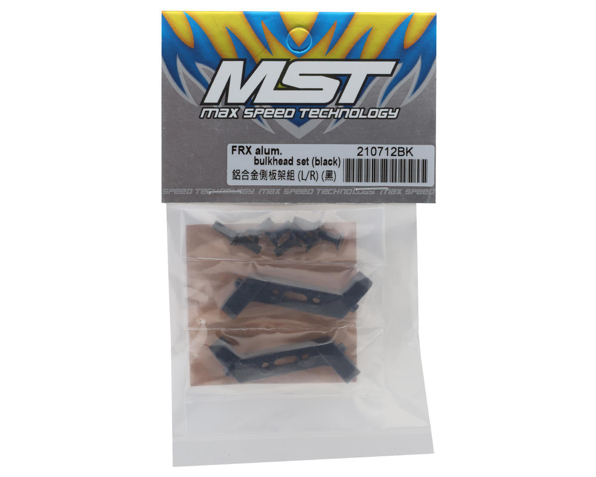 MST FRX Aluminum Side Braces & Top Deck Mounts (Black)