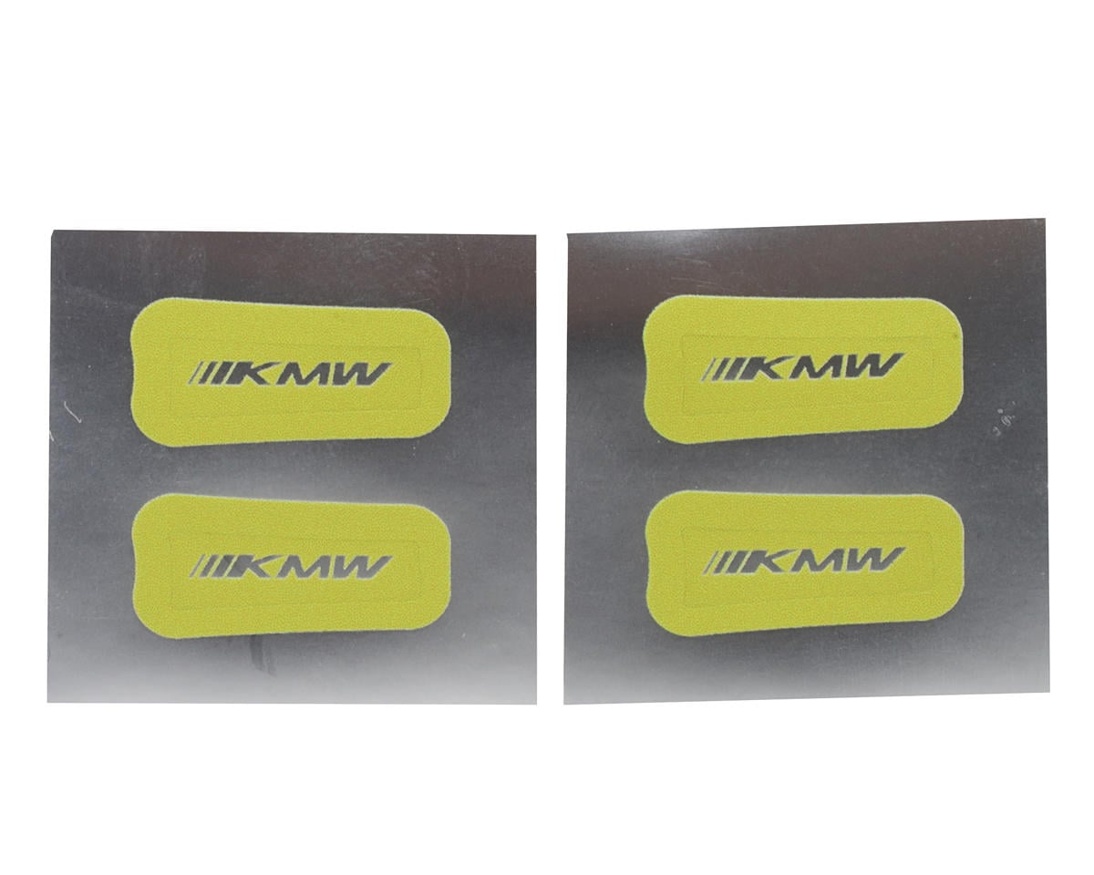 MST TE37 1/10 Drift Wheel Stickers (Yellow) (4)