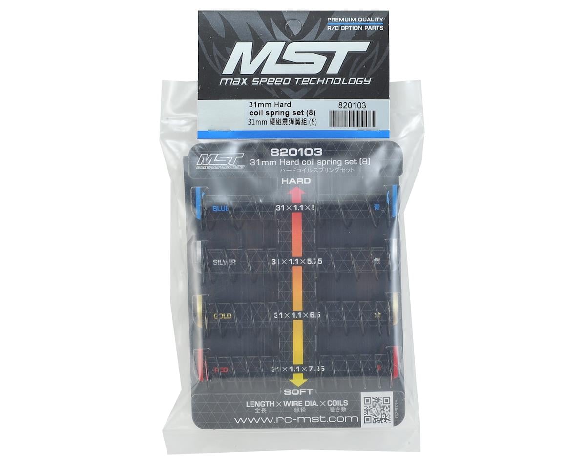 MST 31mm Hard coil spring set (8)