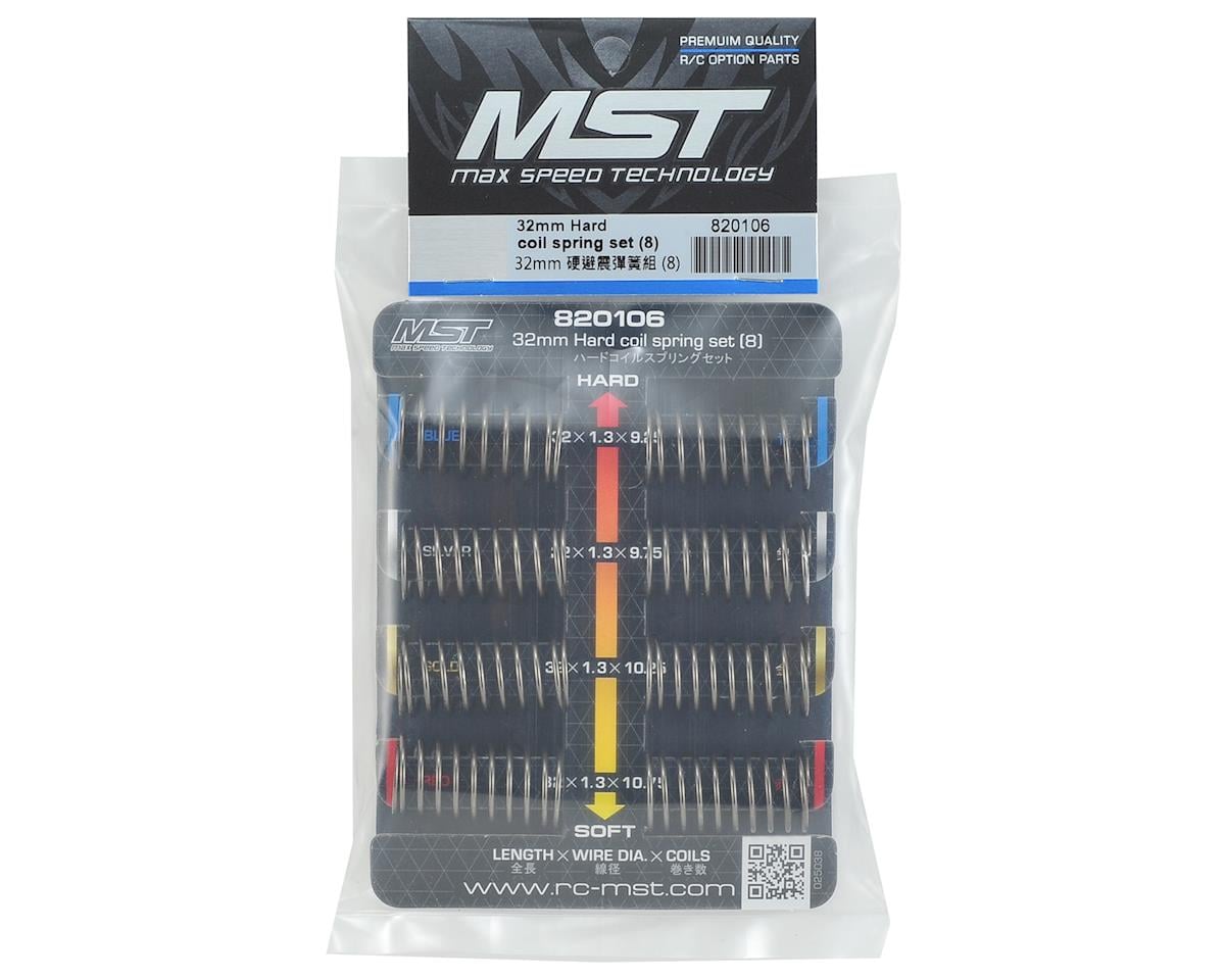 MST 32mm Hard coil spring set (8)