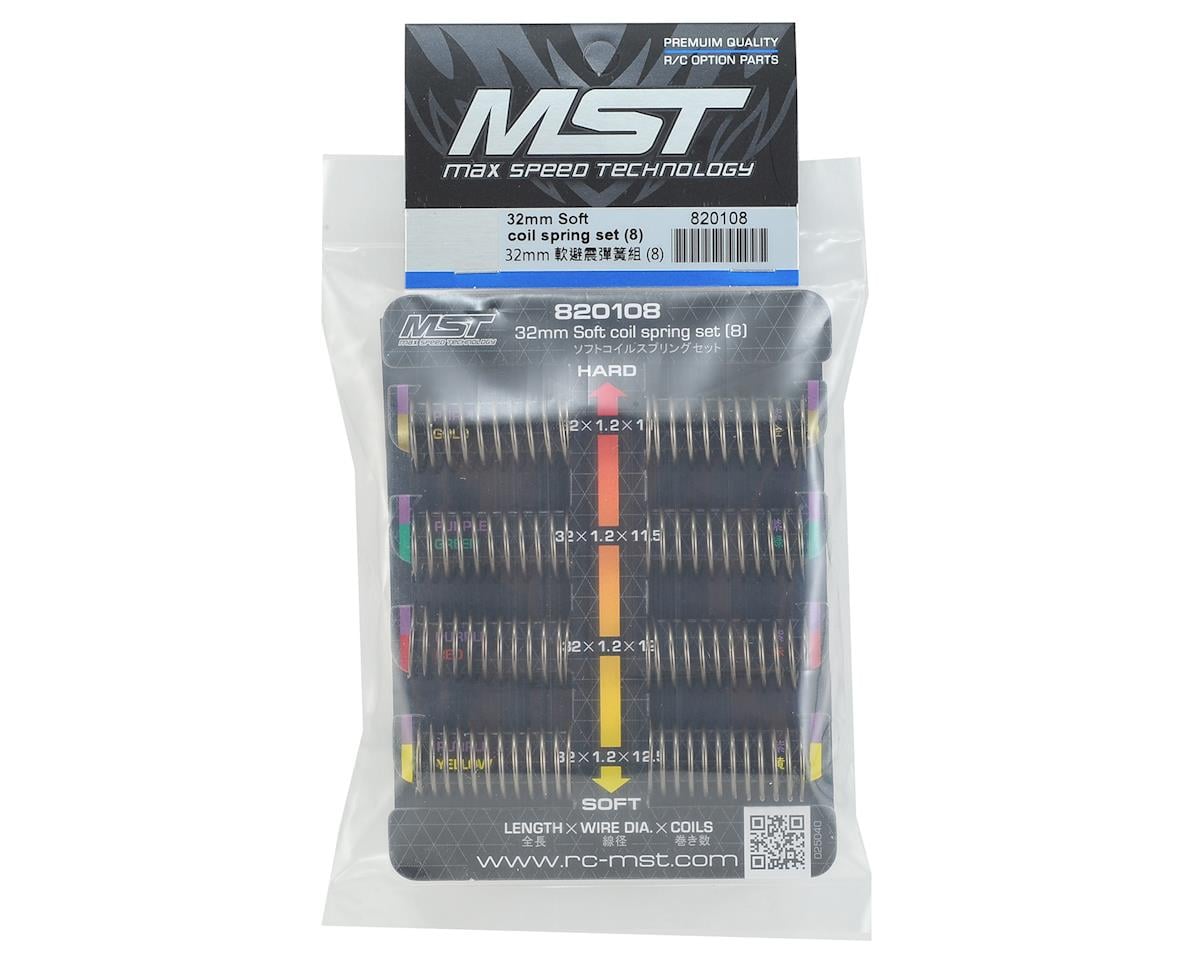 MST 32mm Soft coil spring set (8)