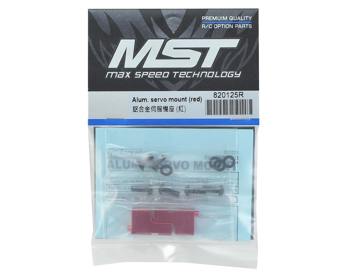 MST RMX 2.0 Aluminum Servo Mount (Red)