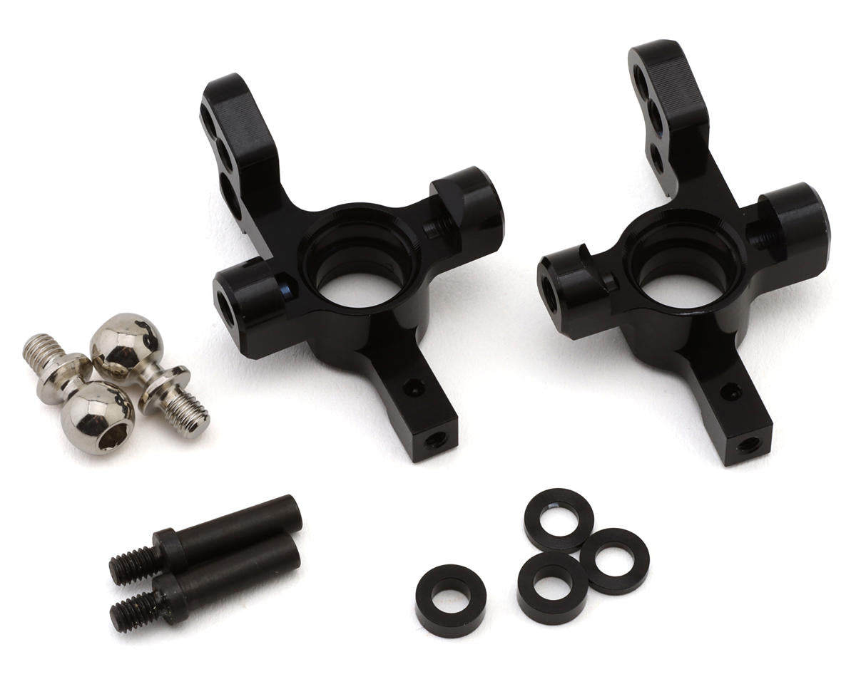 MST Aluminum ATK V3 Front Wheel Hub Uprights (Black) (2)