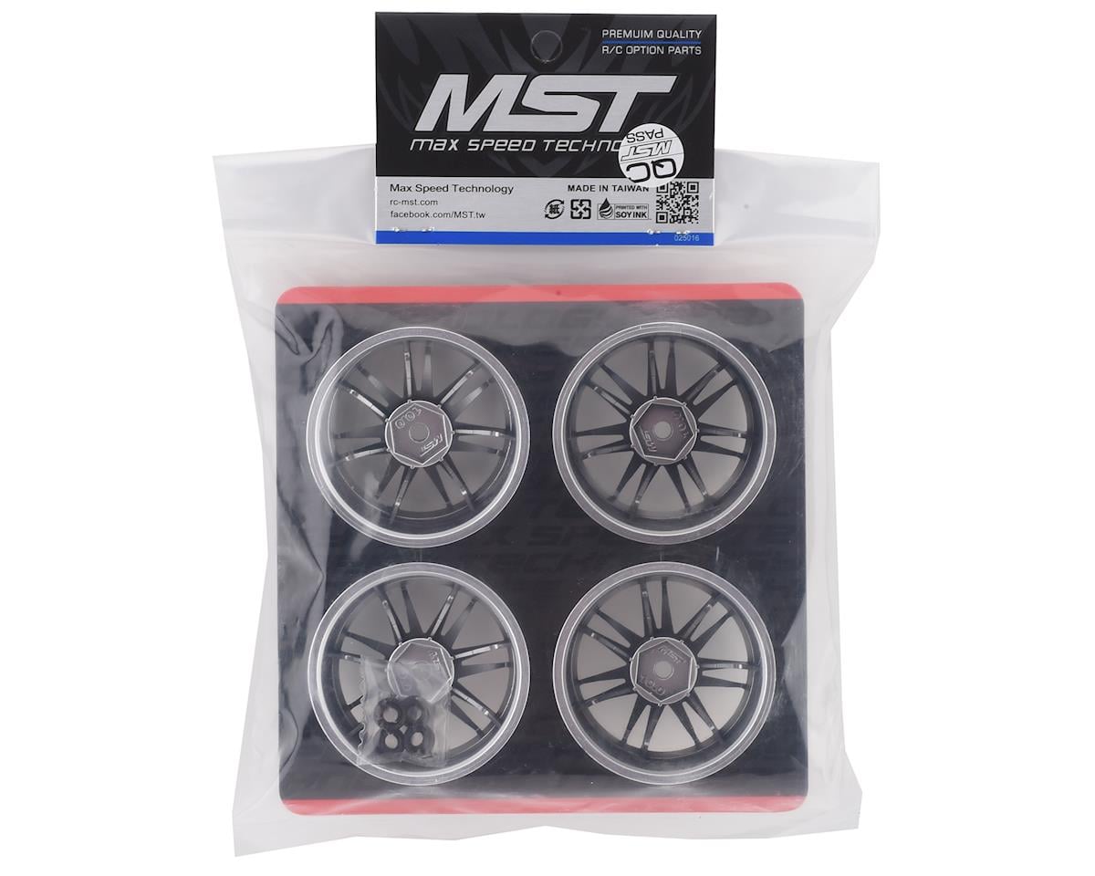 MST RE30 Wheel Set (Flat Silver) (4)