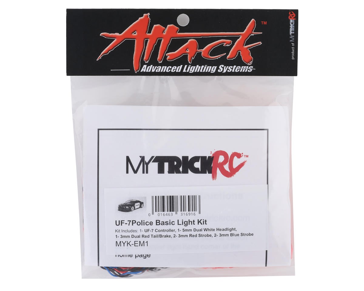 MyTrickRC Police Basic Light Kit w/UF-7 Controller