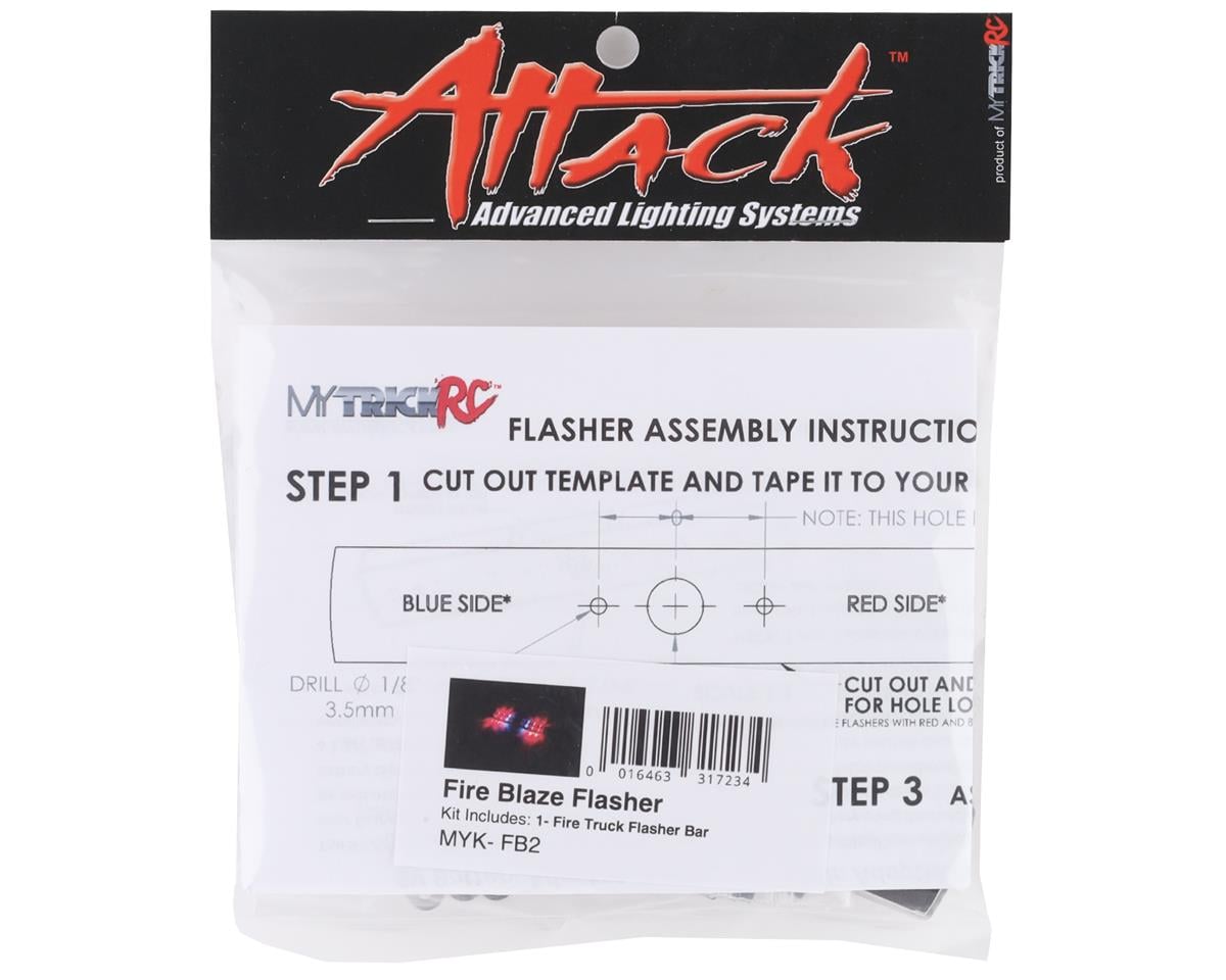 MyTrickRC Blaze Fire Flashing Light Bar (Red)