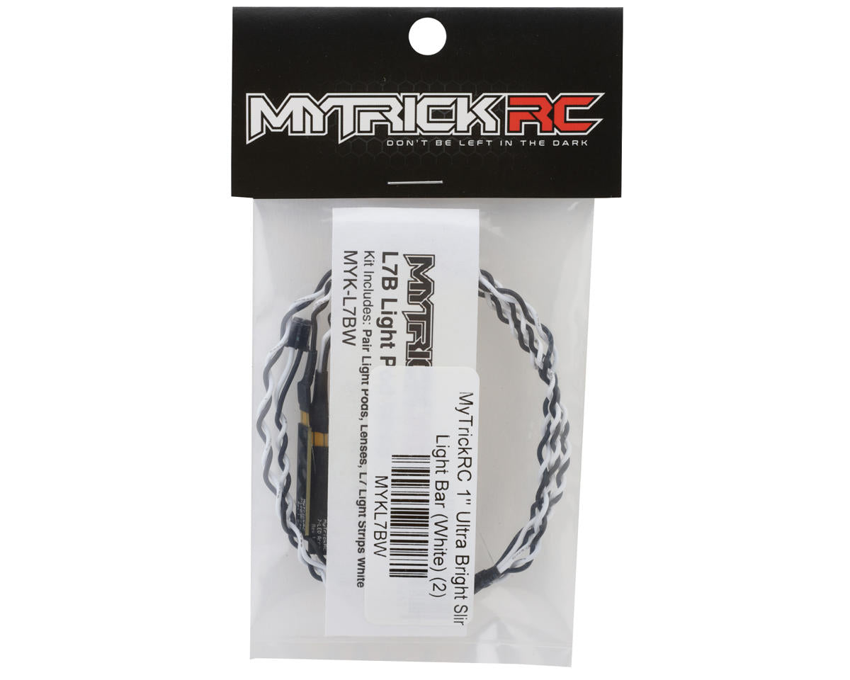 MyTrickRC 1'' Ultra Bright Slim LED Light Bar (White) (2)