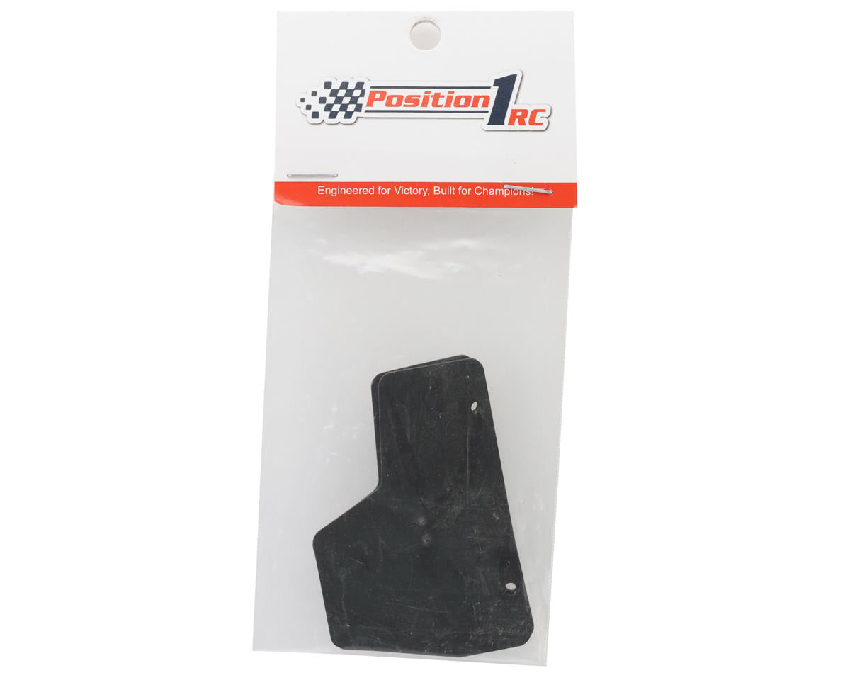 Position 1 RC Tekno EB/NB48 2.0 Carbon Fiber Mud Guards (2)
